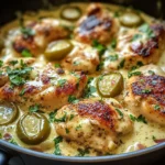 Creamy Pepperoncini Chicken Skillet