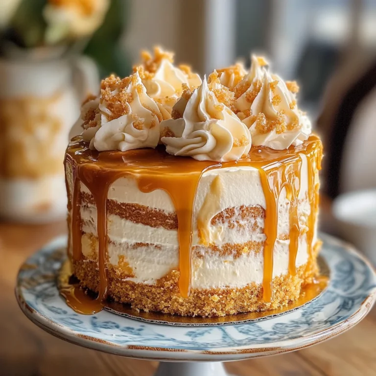 Harry Potter Butterbeer Cake