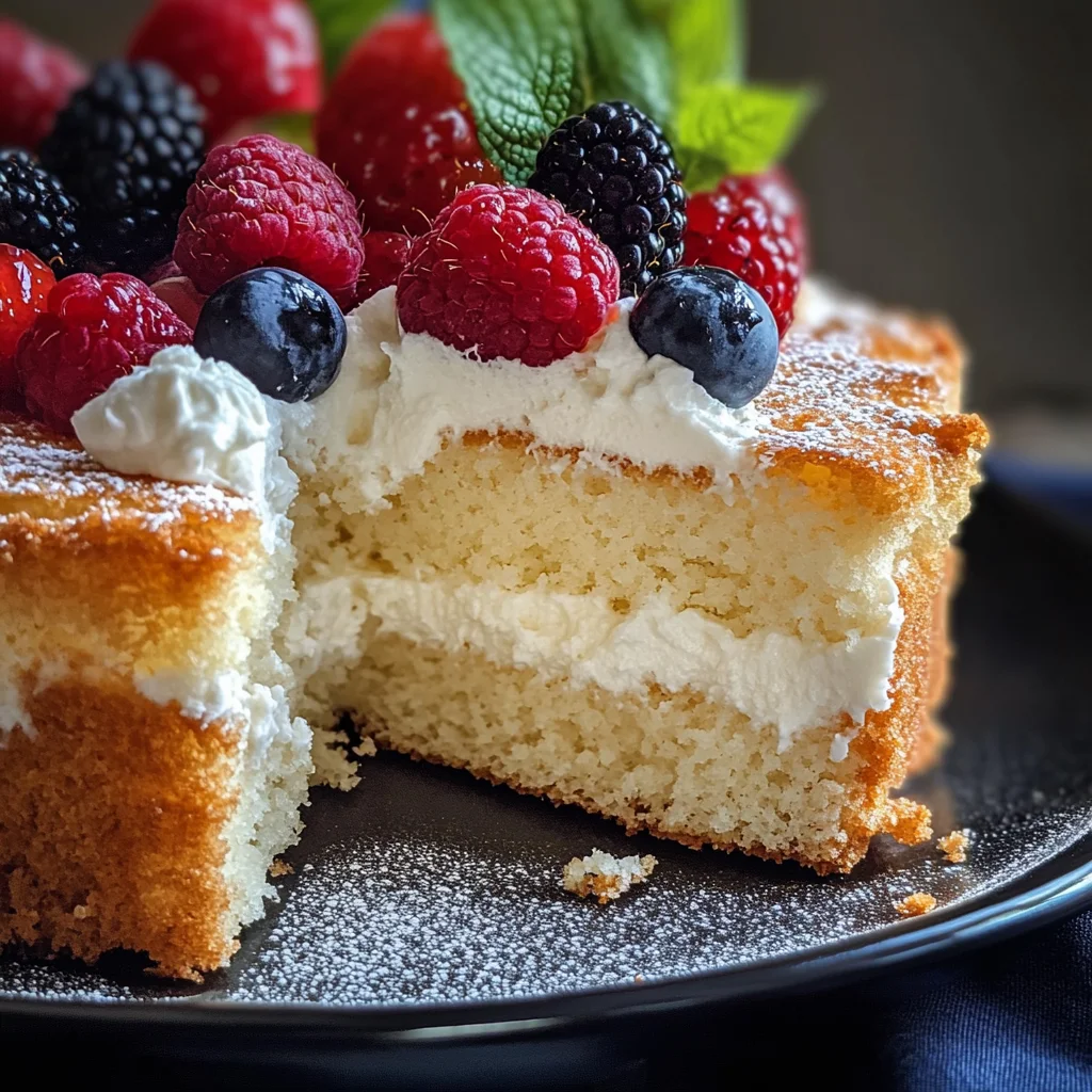 Light & Fluffy Cloud Cake