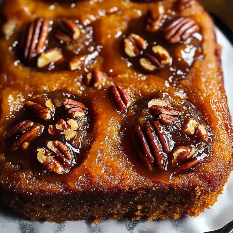 Pumpkin Pecan Upside Down Cake