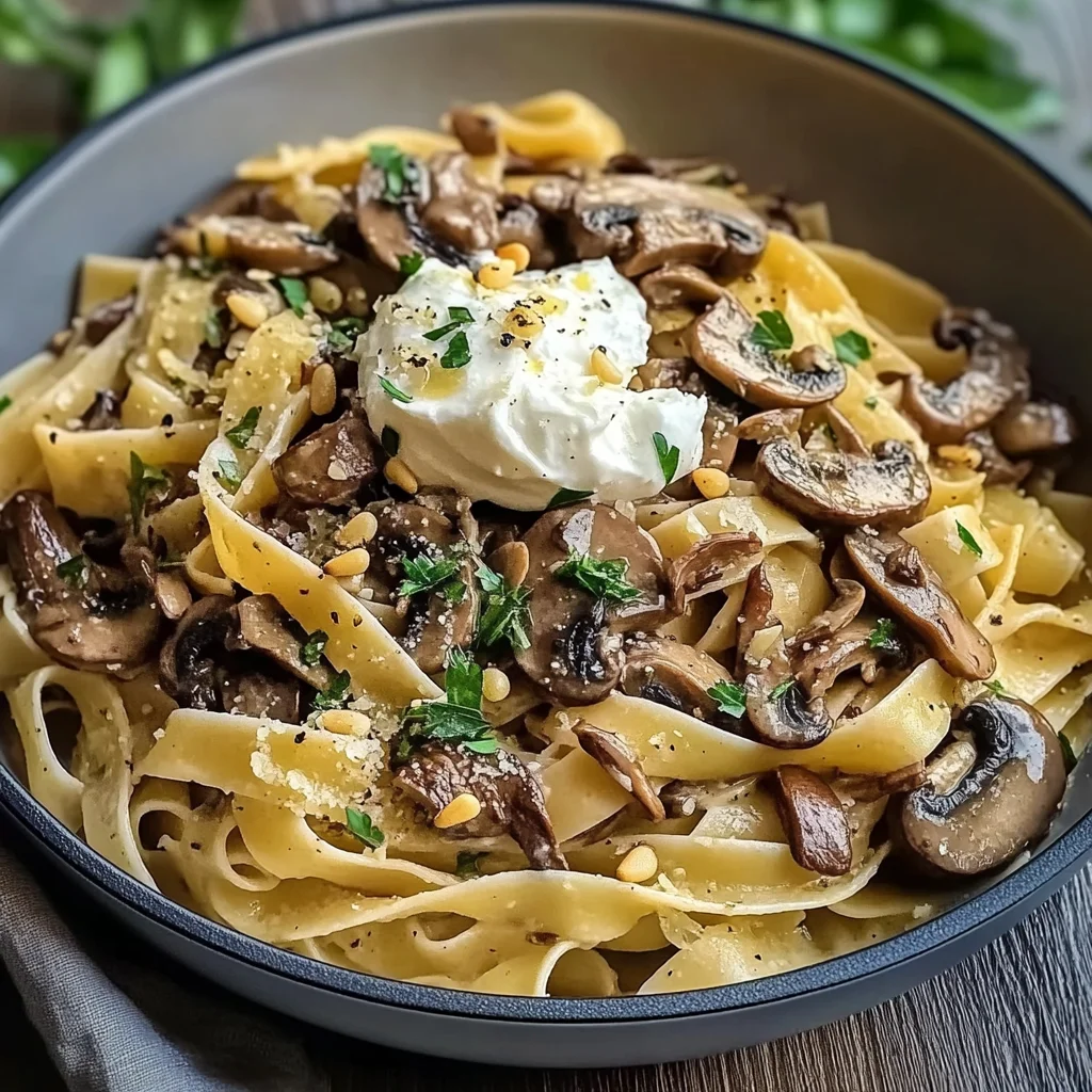 Balsamic Wild Mushroom Pasta