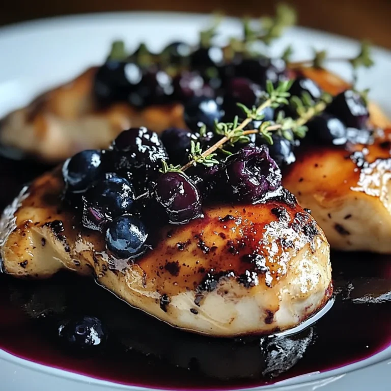 Blueberry Thyme Chicken