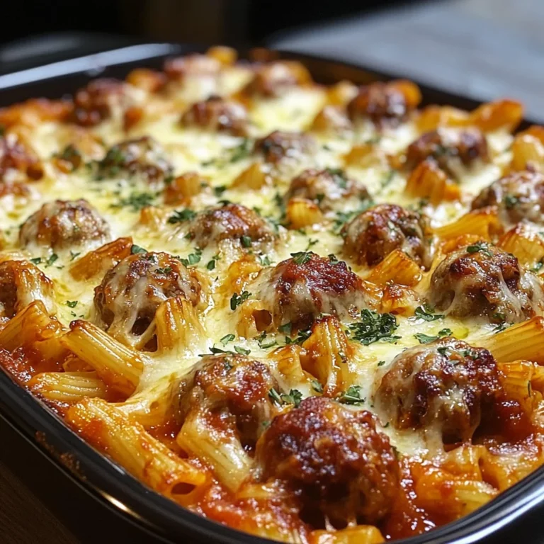 Dump-and-Bake Meatball Casserole