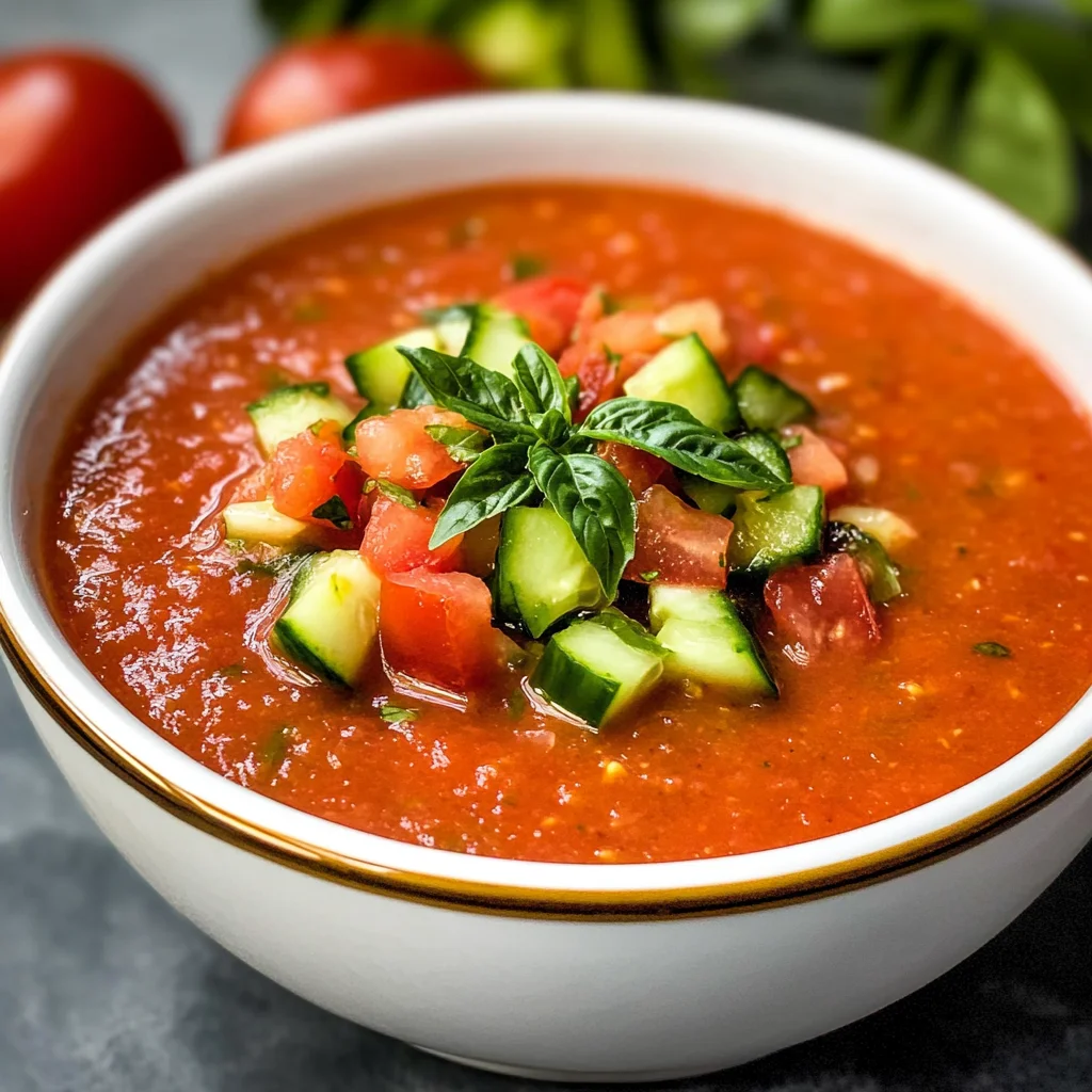 Easy Gazpacho Recipe (Vegan)
