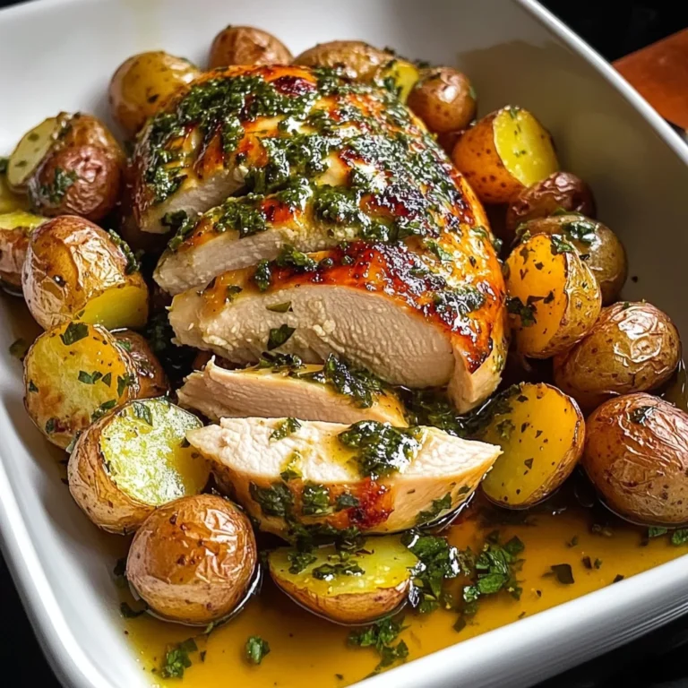 Herb-Roasted Chicken Breast with Baby Potatoes