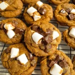 Pumpkin S'mores Cookies