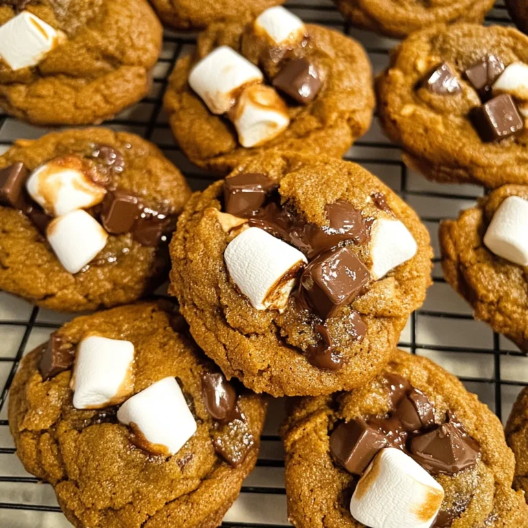 Pumpkin S'mores Cookies