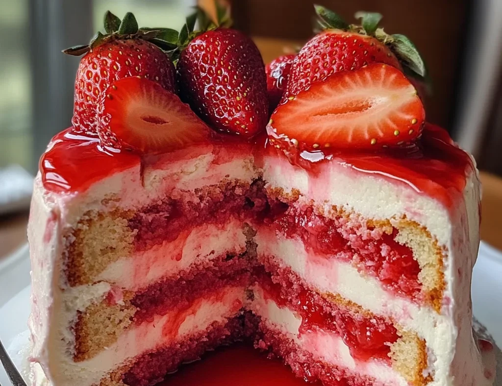 Strawberry Cream Cheese Pound Cake Recipe