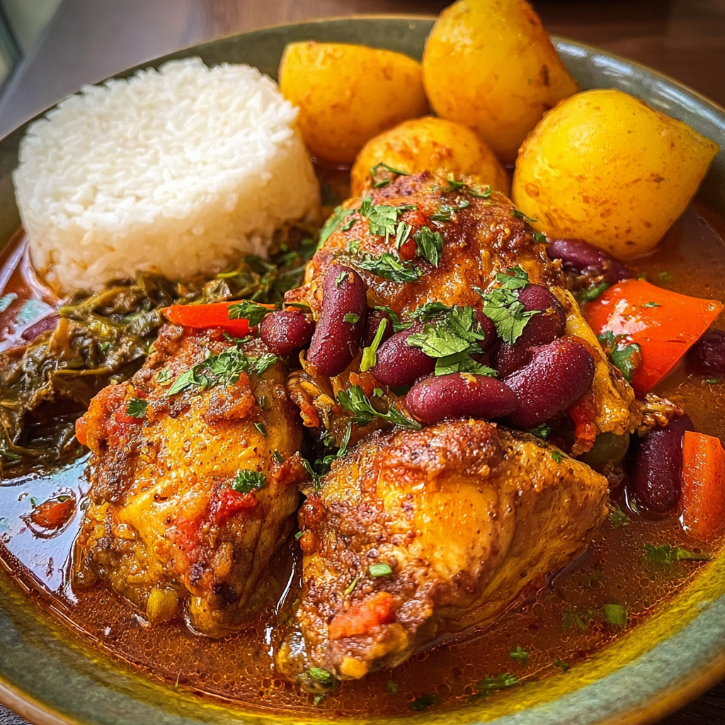 Pollo Guisado Puerto Rican Recipe